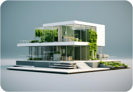 a green commercial building image